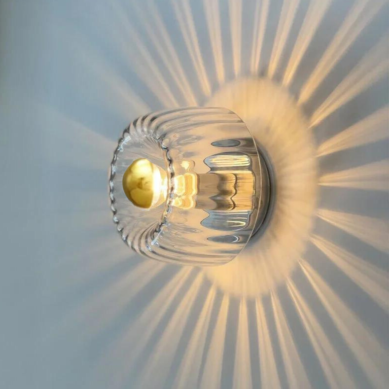 Scandinavische Bauhaus Wandlamp - Stijlvolle Verlichting met Glas en Metaal