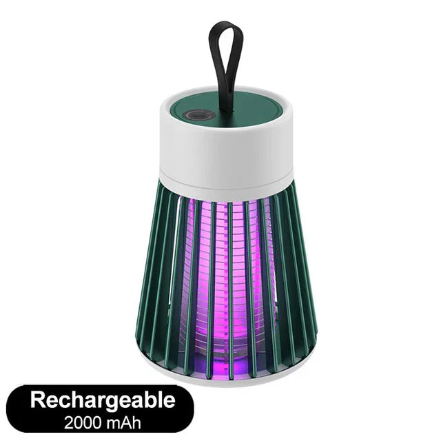 BuzzCatch – Draagbare Elektrische Vliegenvanger & Muggenlamp | USB Oplaadbaar & Insectenval Voor Kamperen & Buiten