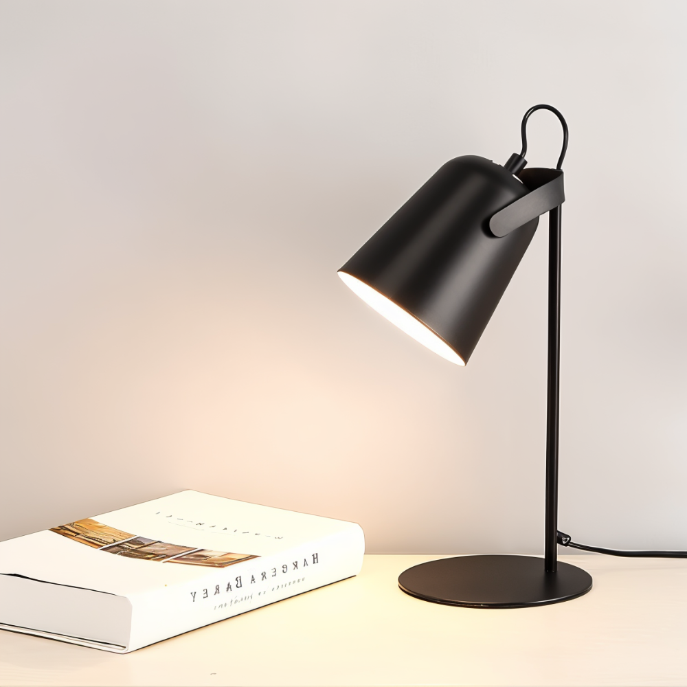 Moderne Roterende Tafellamp Met Oogvriendelijk Licht