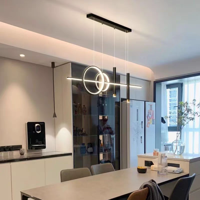 LuxRing – Moderne Hanglamp met 2 Ringen voor Eettafel & Woonkamer