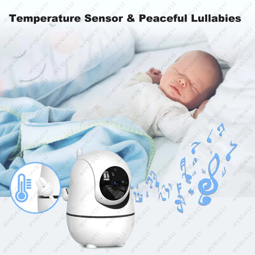 SnugSight 5 - Video Babyfoon 5-inch HD – Nachtzicht, Zoomfunctie en Temperatuurmonitor