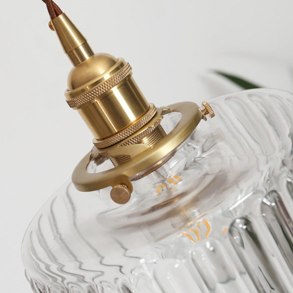 Vintage Kristallen Hanglamp – Klassiek Design Met Glazen Cilinder, Verstelbaar, E27 Fitting