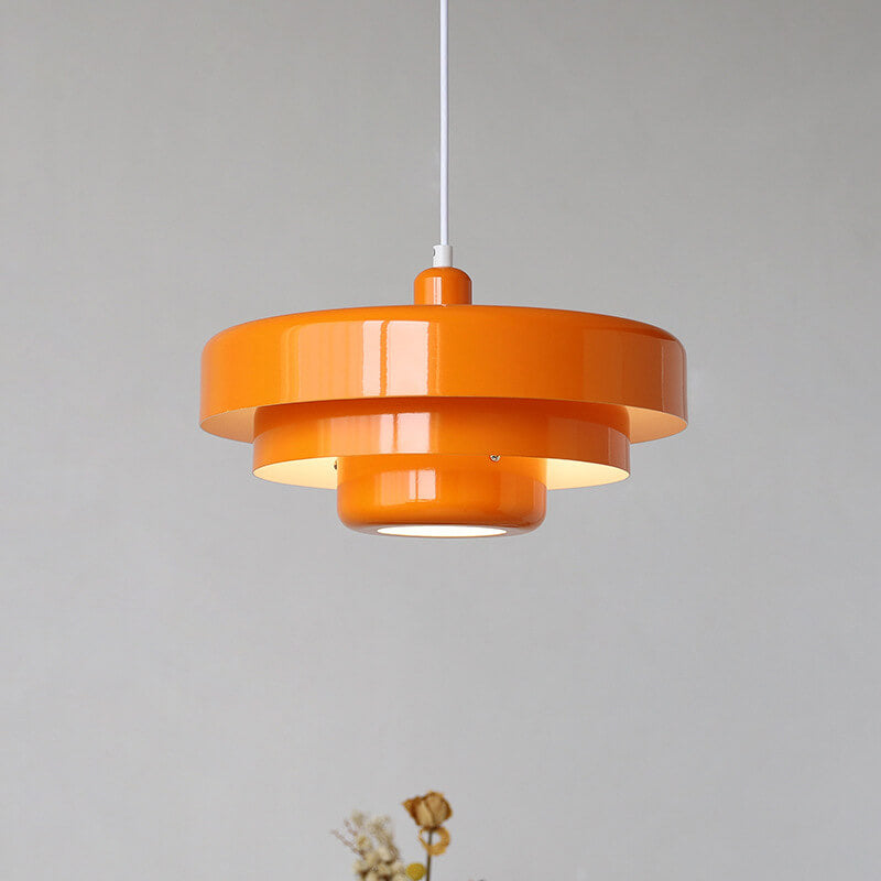 Meerlaagse Pendellamp met Vintage Charme – Scandinavisch Design Metaal Hanglamp