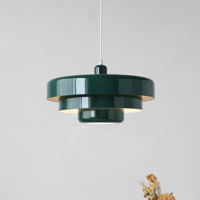 Meerlaagse Pendellamp met Vintage Charme – Scandinavisch Design Metaal Hanglamp