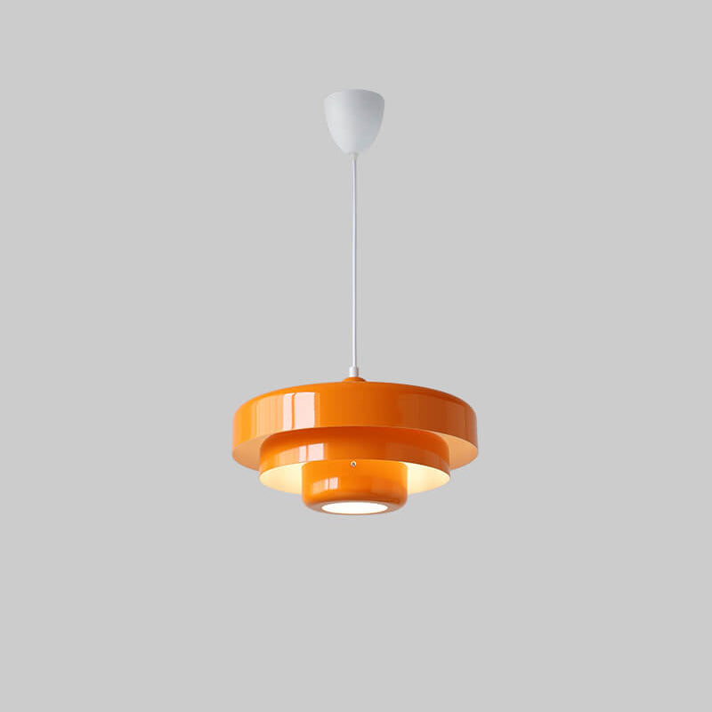 Meerlaagse Pendellamp met Vintage Charme – Scandinavisch Design Metaal Hanglamp
