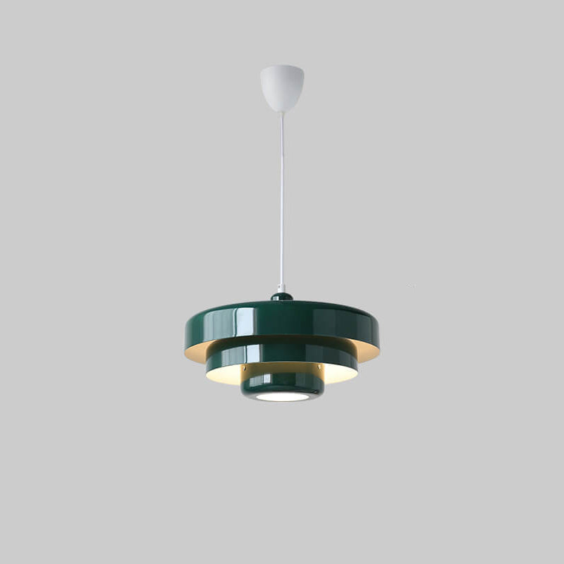 Meerlaagse Pendellamp met Vintage Charme – Scandinavisch Design Metaal Hanglamp