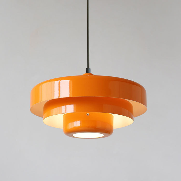 Meerlaagse Pendellamp met Vintage Charme – Scandinavisch Design Metaal Hanglamp