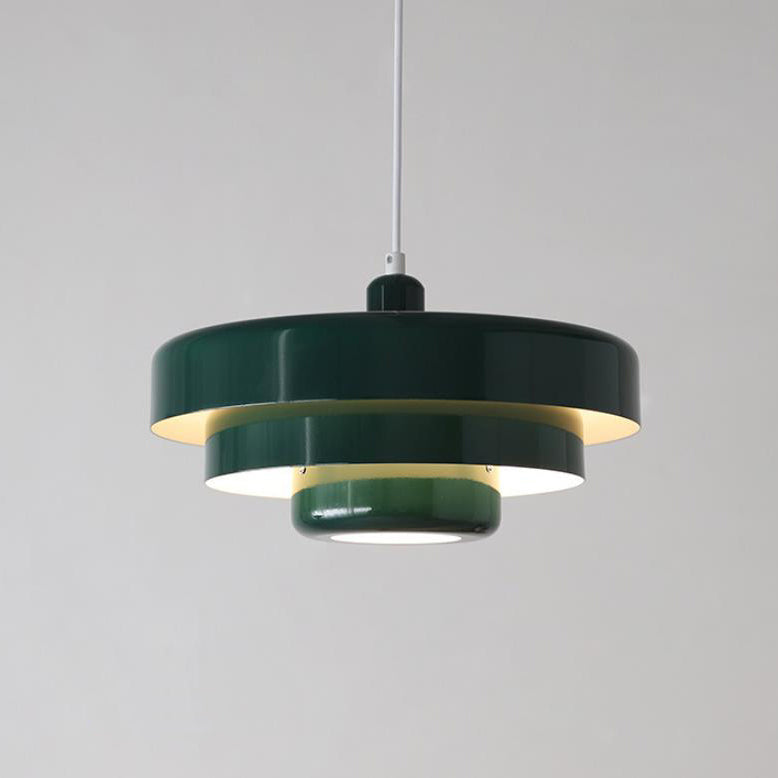 Meerlaagse Pendellamp met Vintage Charme – Scandinavisch Design Metaal Hanglamp