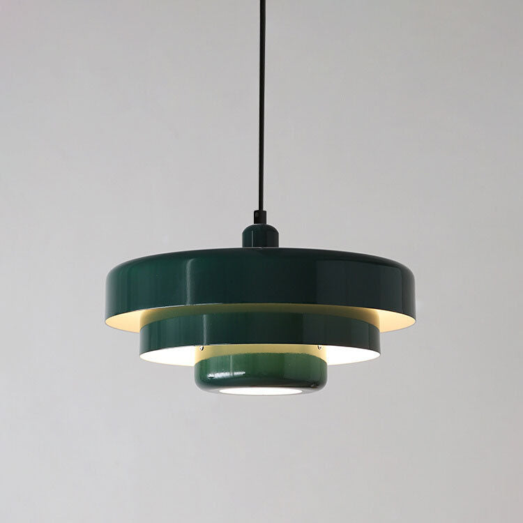 Meerlaagse Pendellamp met Vintage Charme – Scandinavisch Design Metaal Hanglamp