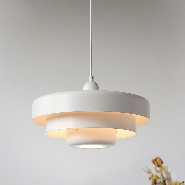 Meerlaagse Pendellamp met Vintage Charme – Scandinavisch Design Metaal Hanglamp
