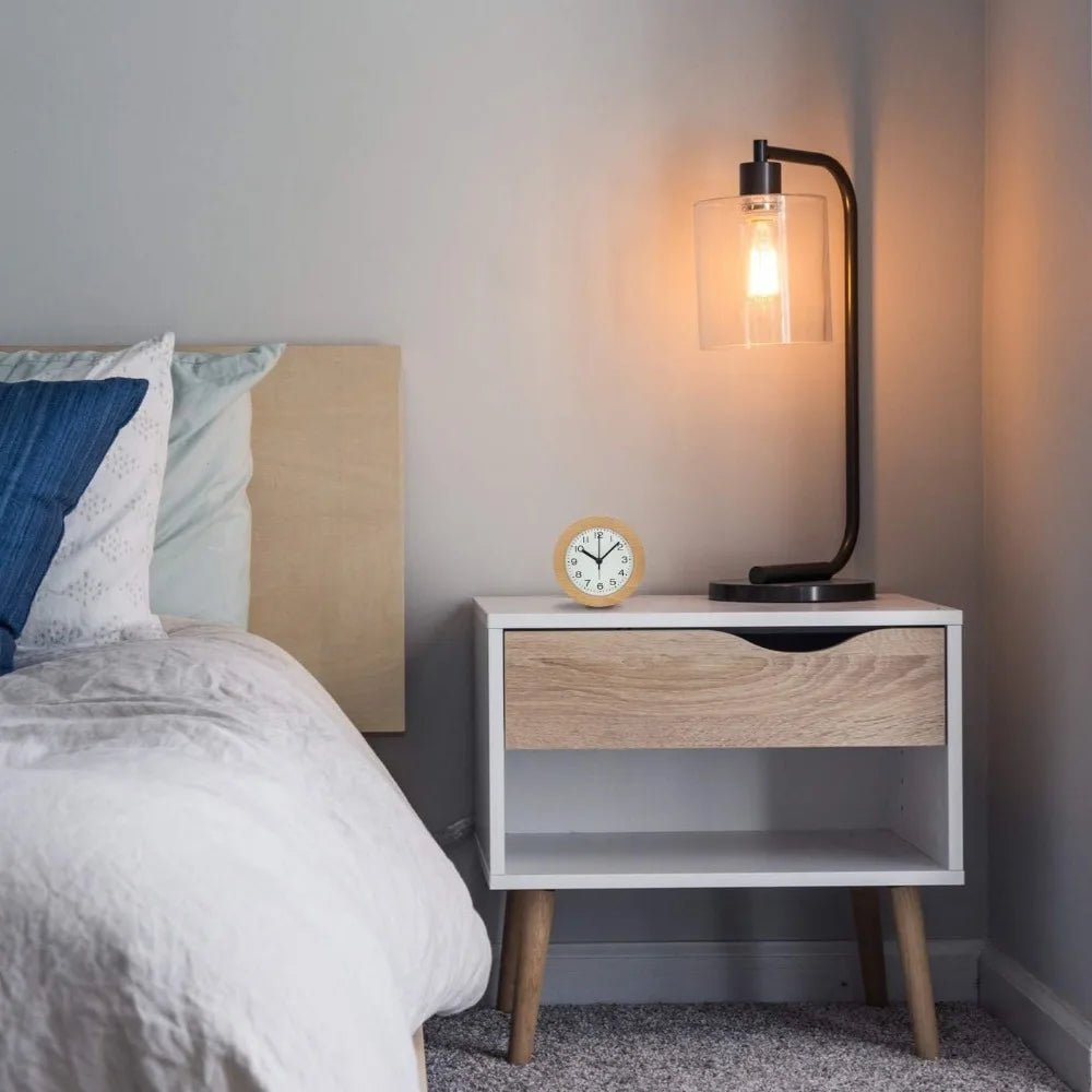 QUIETWOOD Silent Alarm Clock – Houten Wekker Zonder Tikkend Geluid Voor Een Rustgevende Slaapkamer