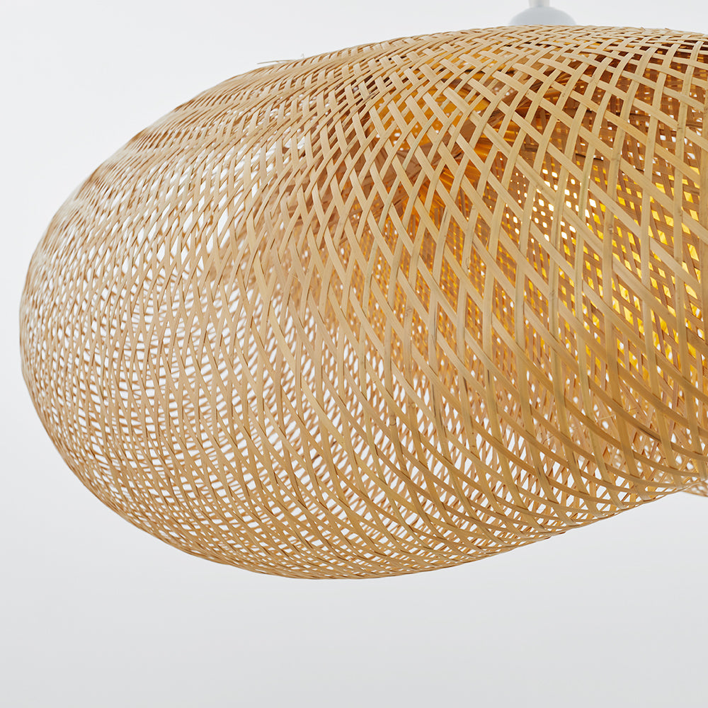 Handgemaakte Bamboe Pendellamp – Natuurlijk Scandinavisch Design Hanglamp
