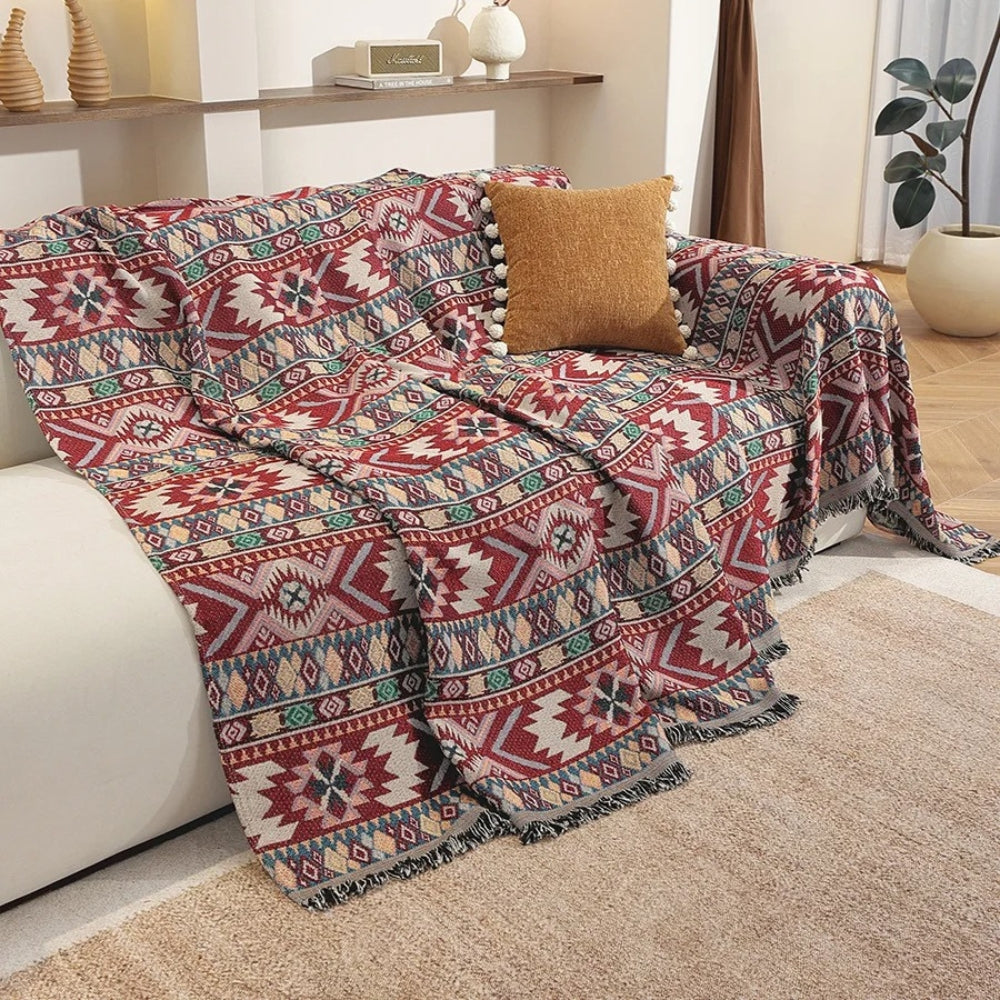 Boho Chenille Bankkleed – Gezellig & Stijlvol Sofa Overtrek voor Thuis