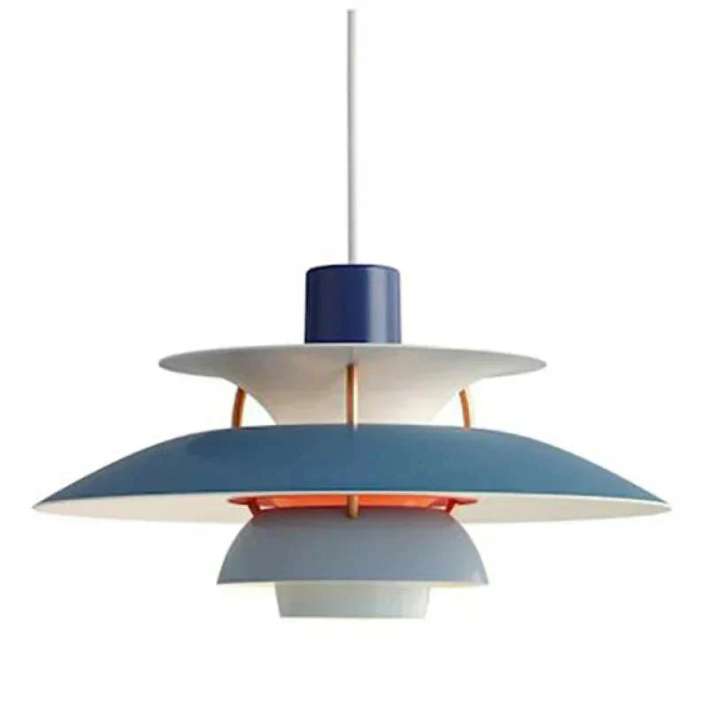 Moderne LED Hanglamp Met Scherm – Kleurrijk Metaaldesign – E27 Fitting