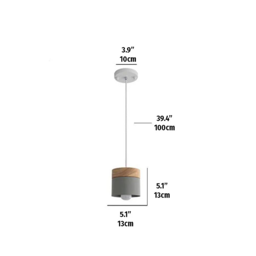 Houten Design Hanglamp voor Kinderkamer & Leeshoek