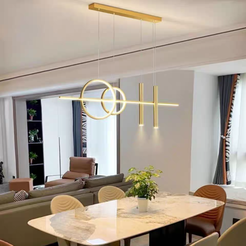 LuxRing – Moderne Hanglamp met 2 Ringen voor Eettafel & Woonkamer