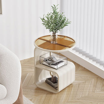 Moderne Ronde Bijzettafel Voor Een Stijlvol & Functioneel Interieur