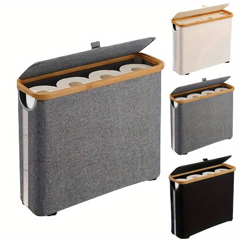 Bamboe Toiletrolhouder Voor 12 Rollen | Ruimtebesparende Badkamer Organizer