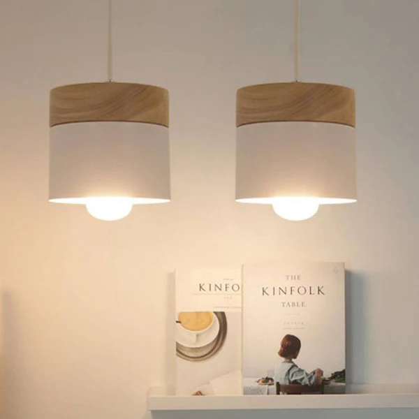 Houten Design Hanglamp voor Kinderkamer & Leeshoek