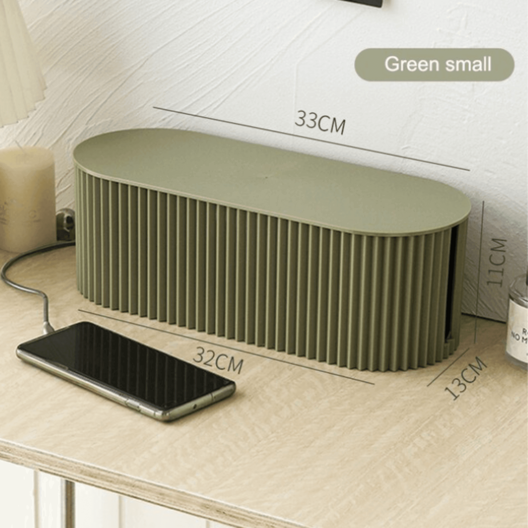 Kabelopbergingsbox – Stijlvolle Kabel Organizer Voor Een Opgeruimd & Veilig Bureau