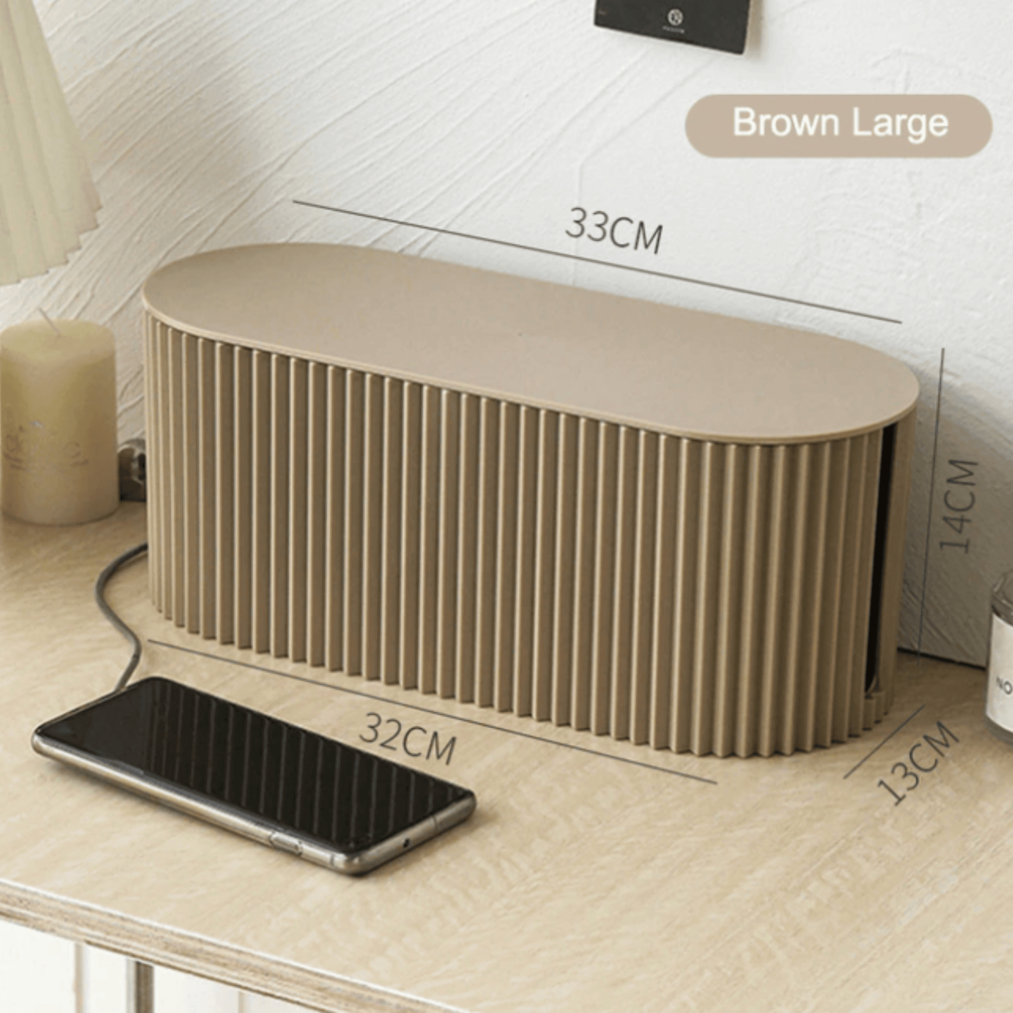 Kabelopbergingsbox – Stijlvolle Kabel Organizer Voor Een Opgeruimd & Veilig Bureau