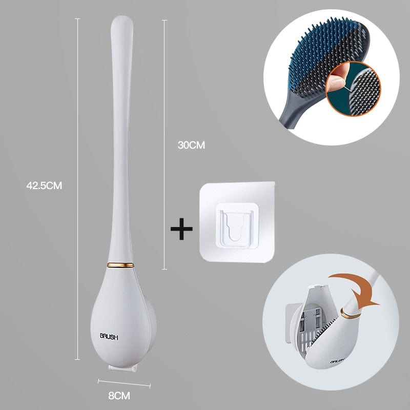 Moderne Siliconen Toiletborstel | Hygiënisch & Flexibel
