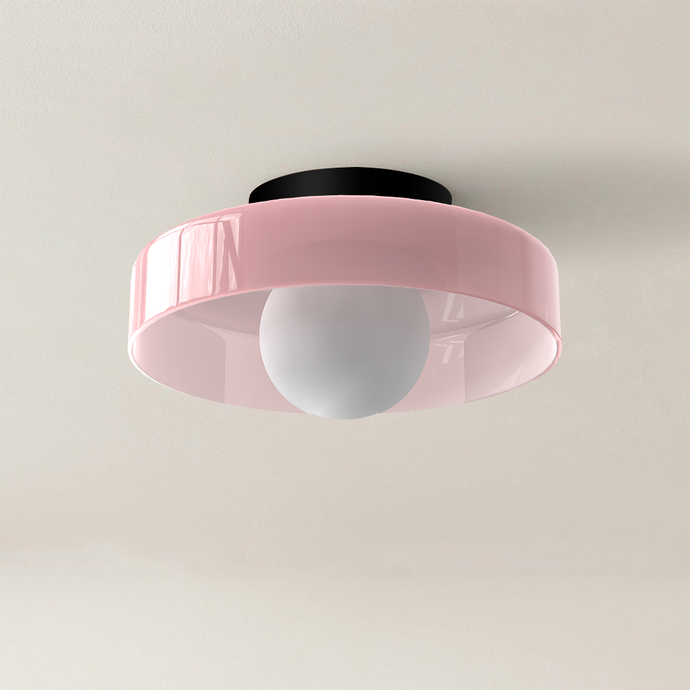 Moderne Ronde Plafondlamp van Glas – Stijlvolle Verlichting voor Keuken & Woonruimte