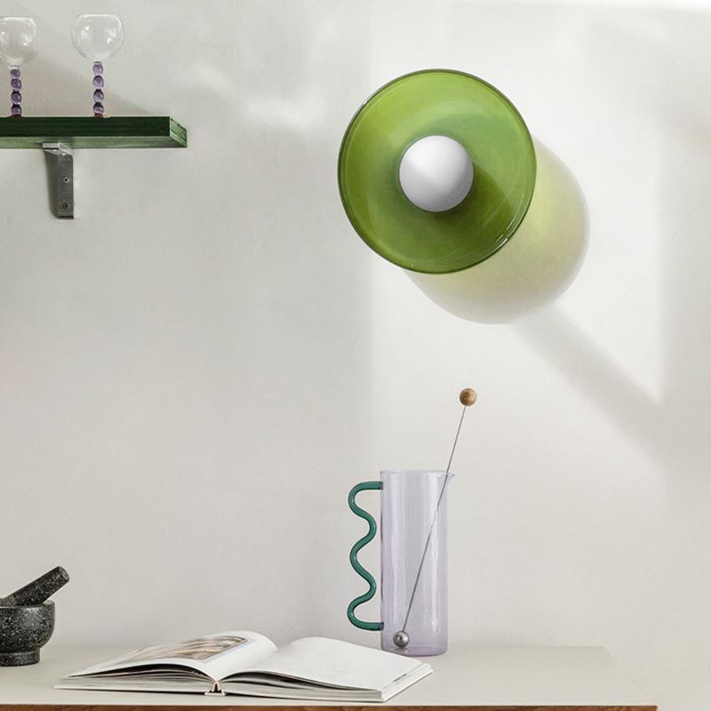 Moderne Ronde Plafondlamp van Glas – Stijlvolle Verlichting voor Keuken & Woonruimte