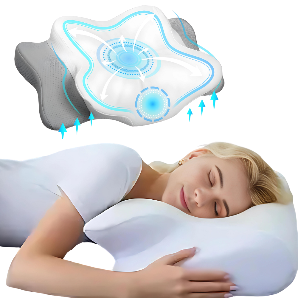 SleepSculpt 3D-Kussen – Orthopedisch Hoofdkussen Voor Optimale Ondersteuning
