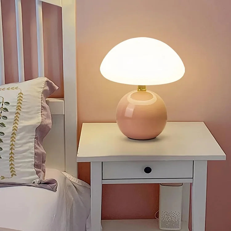 Decoratieve Paddenstoel Tafellamp in Bauhaus Stijl - Dimbare LED Verlichting