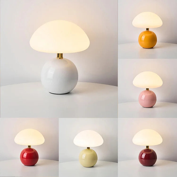 Decoratieve Paddenstoel Tafellamp in Bauhaus Stijl - Dimbare LED Verlichting