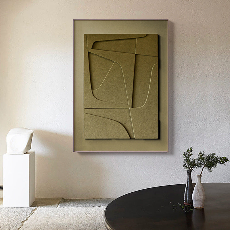 Moderne Abstracte Geometrische Wanddecoratie Voor Een Stijlvol Interieur