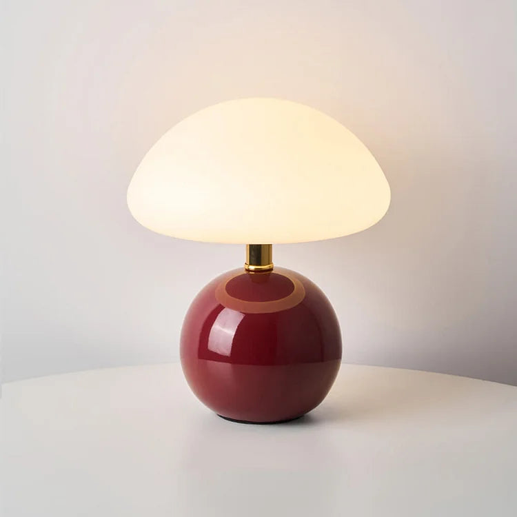 Decoratieve Paddenstoel Tafellamp in Bauhaus Stijl - Dimbare LED Verlichting