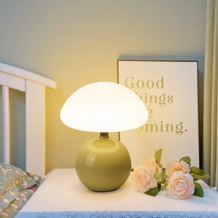 Decoratieve Paddenstoel Tafellamp in Bauhaus Stijl - Dimbare LED Verlichting