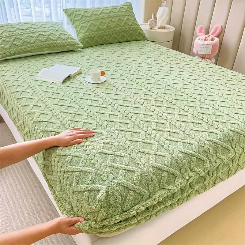 Luxe Hoeslaken – Zacht Fluweel, Warm & Ademend – Inclusief Kussenslopen