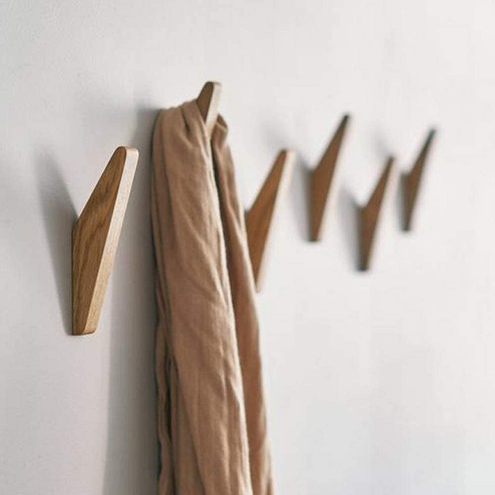 Minimalistische Houten Wandhaken Voor Een Stijlvolle En Opgeruimde Hal