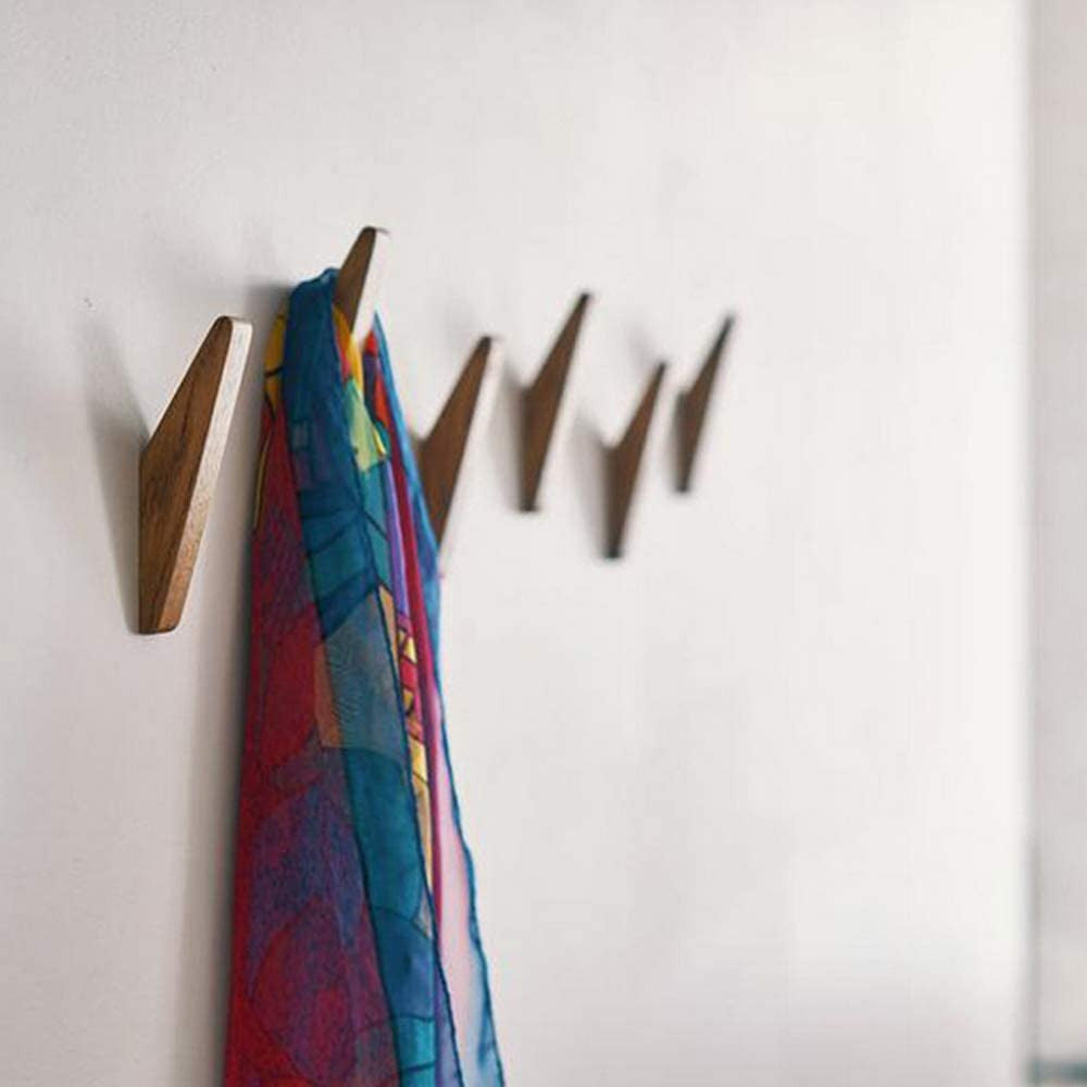 Minimalistische Houten Wandhaken Voor Een Stijlvolle En Opgeruimde Hal