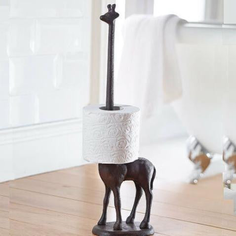 Staande Giraffe Toilettenrolhouder | Decoratief & Speels