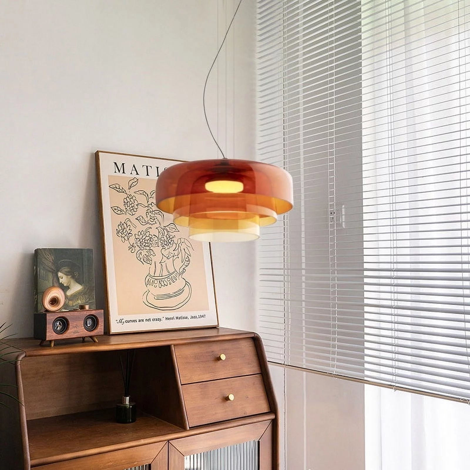 Scandinavisch Glazen Hanglamp – Uniek Glazen Design met Warm Licht