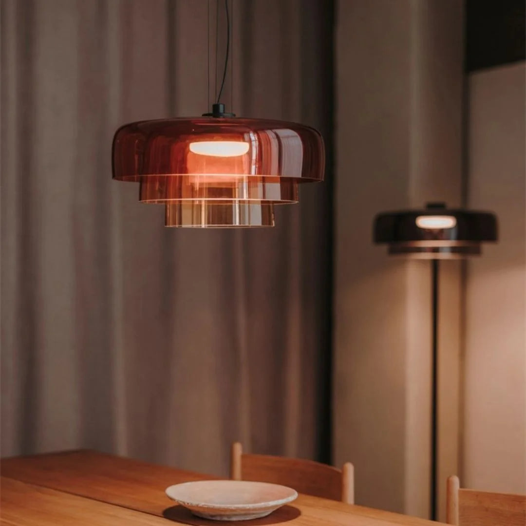 Scandinavisch Glazen Hanglamp – Uniek Glazen Design met Warm Licht