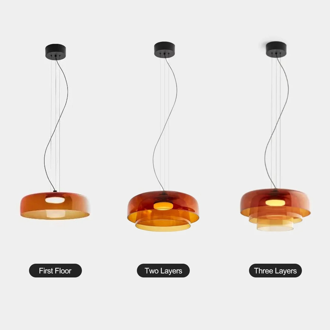 Scandinavisch Glazen Hanglamp – Uniek Glazen Design met Warm Licht