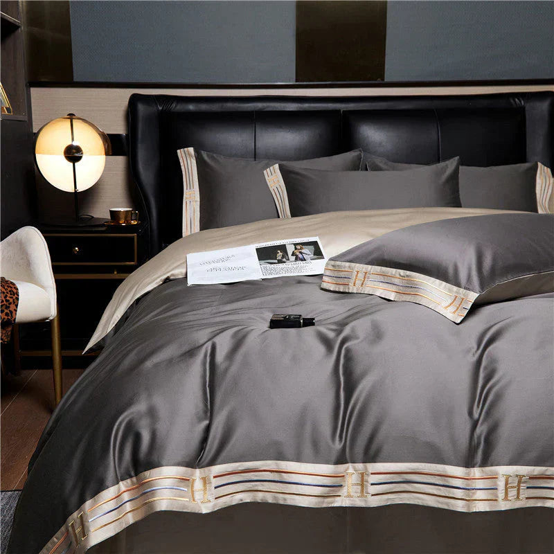 Luxe Satijnen Beddengoed Set 4-Delig – Zijdezacht & Ademend