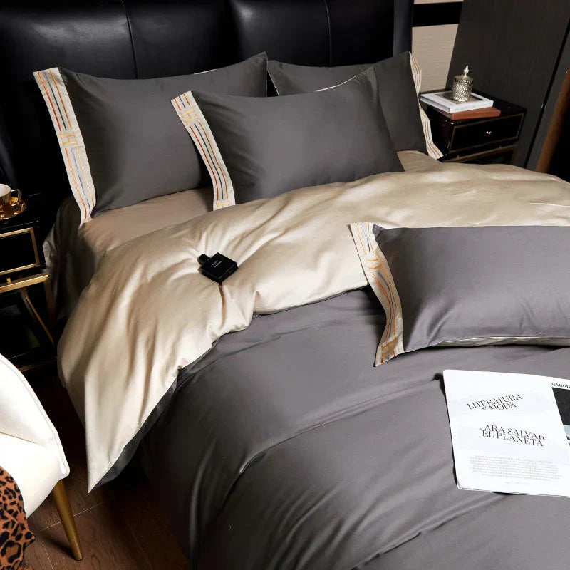 Luxe Satijnen Beddengoed Set 4-Delig – Zijdezacht & Ademend