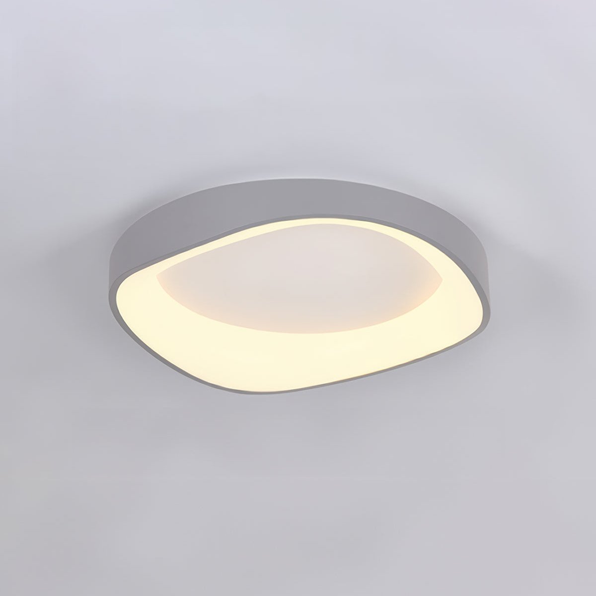 Scandinavische Plafondlamp met Houtlook – Energiezuinige LED Verlichting – Modern Design voor Woonkamer & Slaapkamer