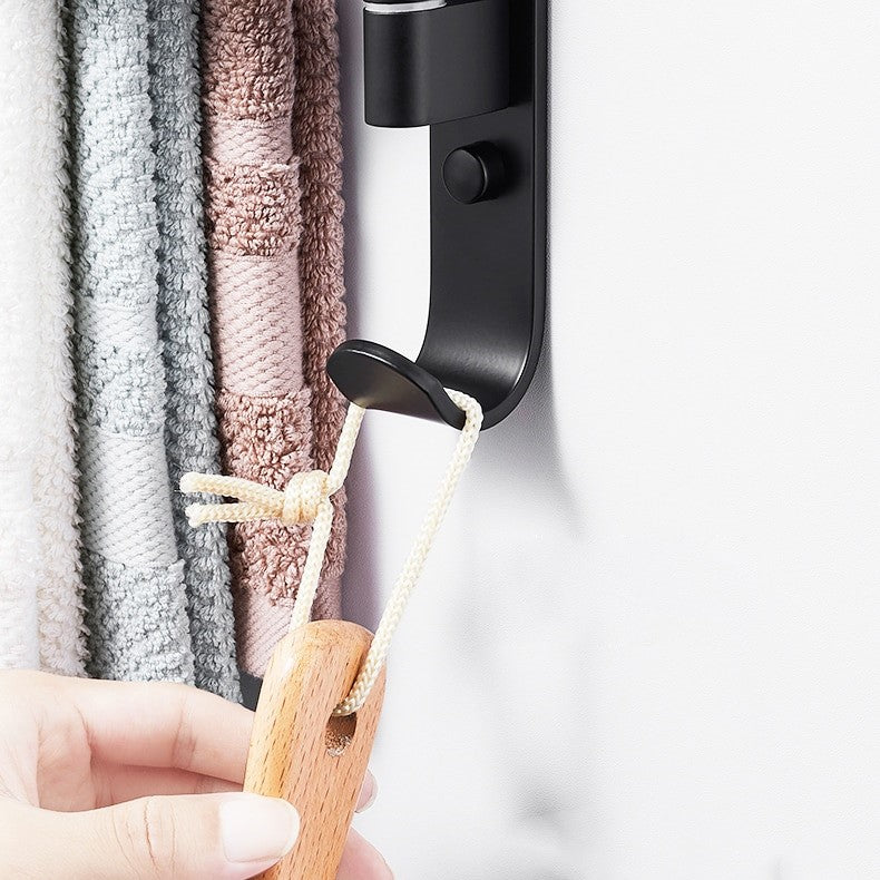 Ruimtebesparende Handdoekhouder Met Modern Design Voor Een Opgeruimde Badkamer