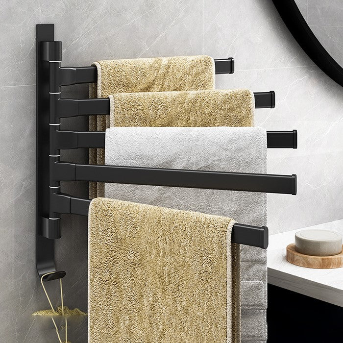 Ruimtebesparende Handdoekhouder Met Modern Design Voor Een Opgeruimde Badkamer