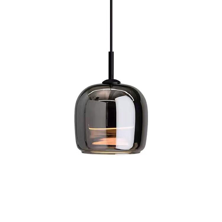 NordicGlass – Hanglamp Van Zwart Glas, Scandinavisch Design Met Luxe Uitstraling