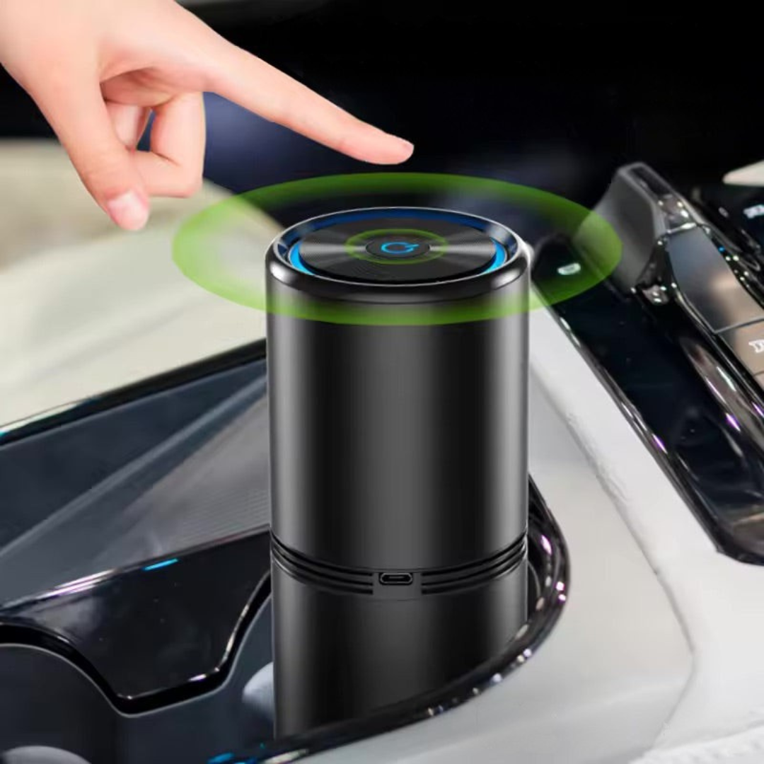 Compacte USB Luchtzuiveraar van Metaal met Ionisator Technologie