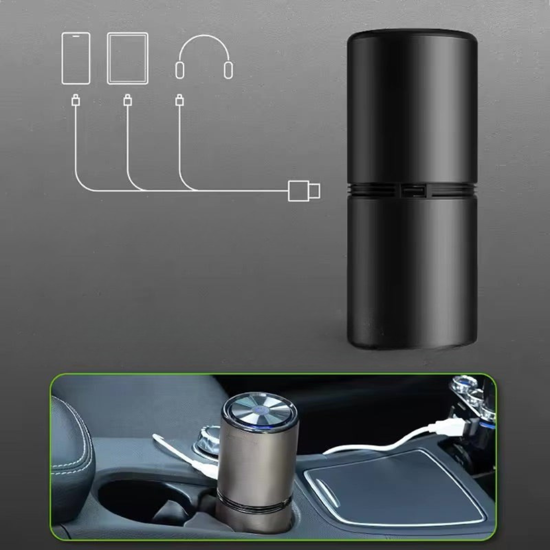 Compacte USB Luchtzuiveraar van Metaal met Ionisator Technologie
