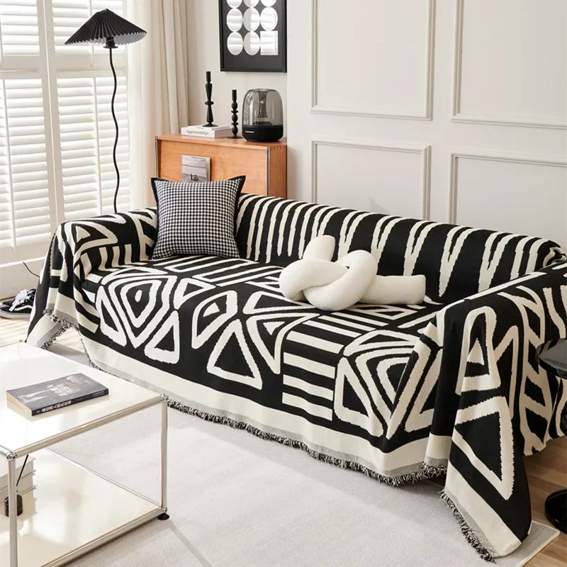 Boho Knusse Deken – Zacht, Lichtgewicht & Gezellig Voor Woonkamer Of Bed